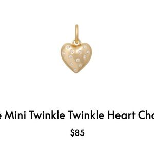 ROXANNE ASSOULIN The Mini Twinkle Twinkle Heart Charm